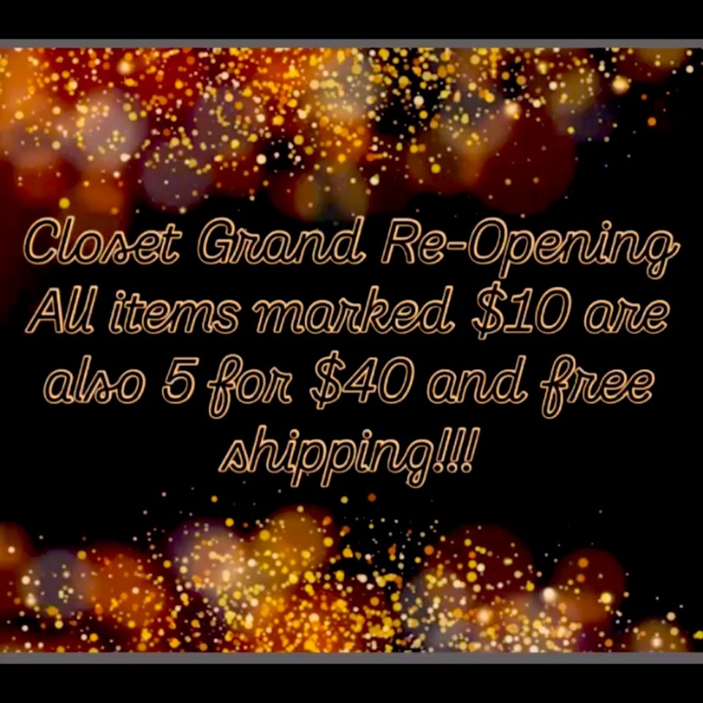 Closet Re-Opening